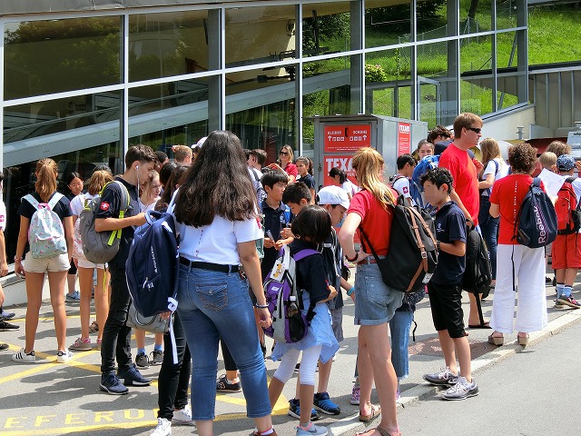 モンタナ校のサマースクールに参加するスイス留学生