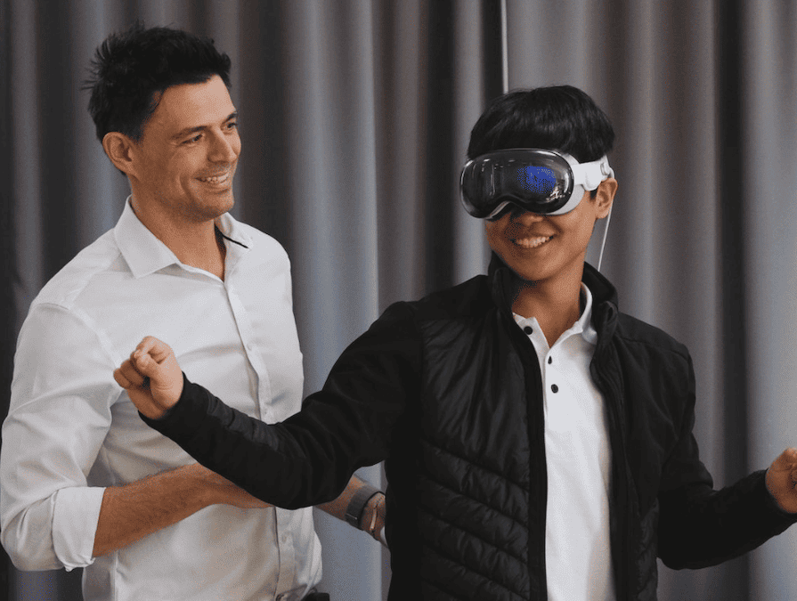 スイスアルプスの山中に位置するレザン・アメリカン・スクール(LAS) の授業風景