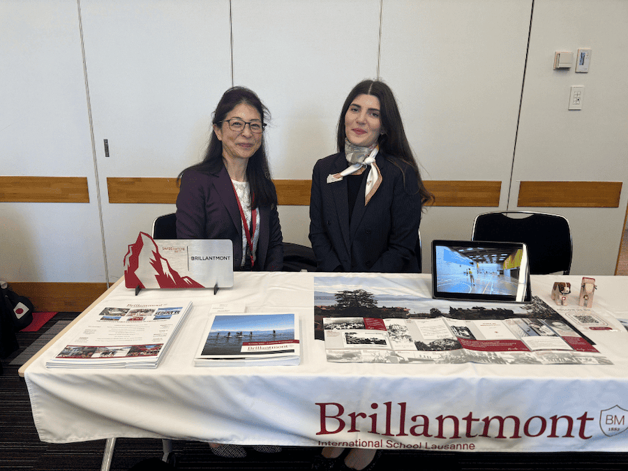 スイスラーニング主催、在日スイス大使館が後援する留学イベントに参加したブリヤモン校