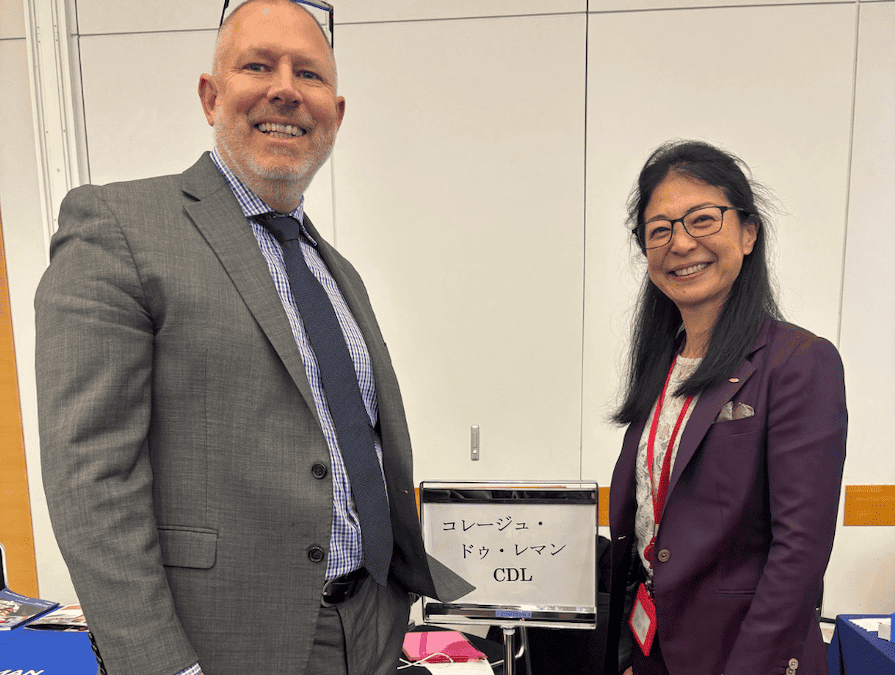 スイスラーニング主催、在日スイス大使館が後援する留学イベントに参加したCDL校