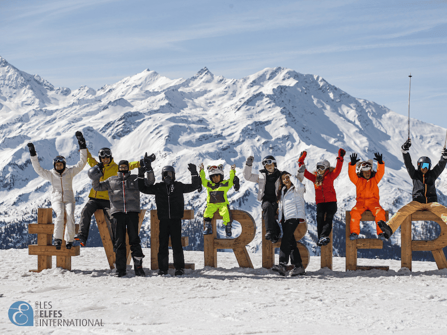 スイスでも人気の スキーリゾート、ヴェルビエ（総滑走距離400km超の広大なゲレンデ） で開催されるレ・ゼルフ校のウィンターキャンプ
